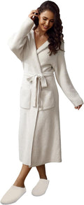 Ultra Soft Plush Robe for Women | Cozy Bathrobe with Pockets