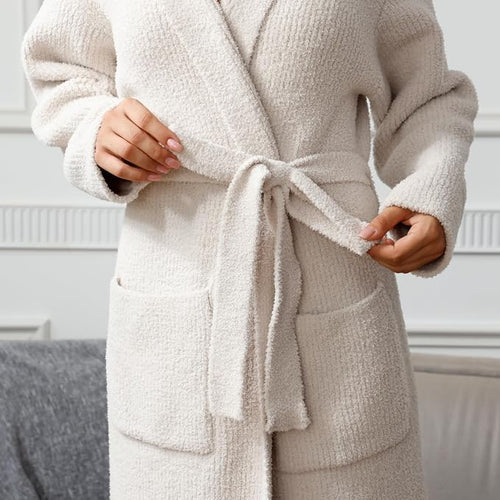 Ultra Soft Plush Robe for Women | Cozy Bathrobe with Pockets